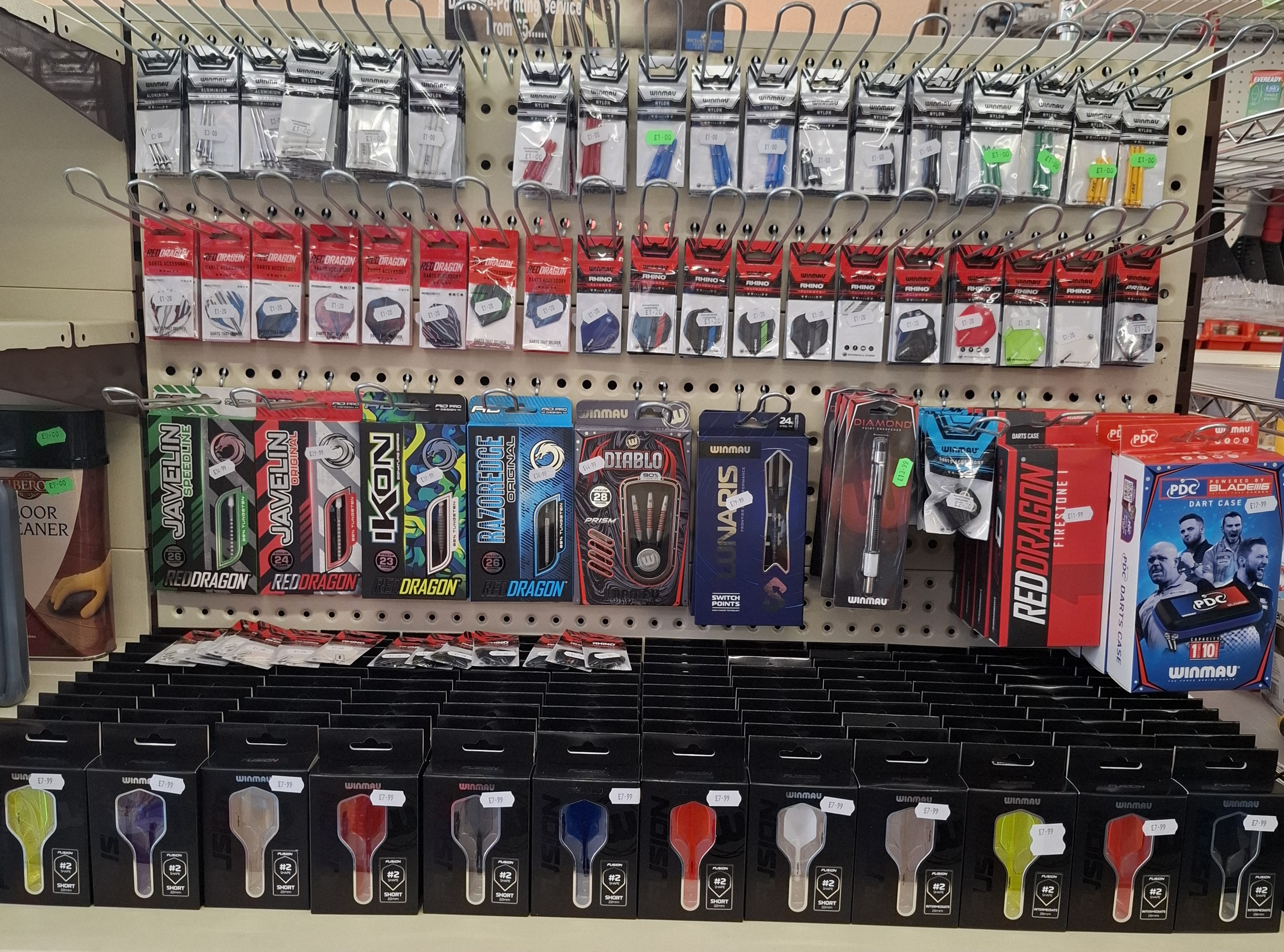 Winmau darts and accessories